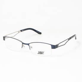 メガネ 眼鏡 アイウェア レディース メンズ （ブルー/シルバー）