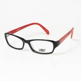 メガネ 眼鏡 アイウェア レディース メンズ （ブラック/レッド）