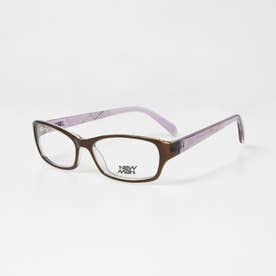 メガネ 眼鏡 アイウェア レディース メンズ （ブラウン/パープル）