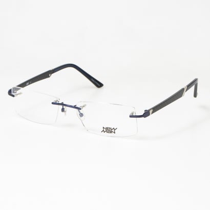 ニューマン NEWMAN メガネ 眼鏡 アイウェア レディース メンズ （ブルー/ブラック）｜詳細画像