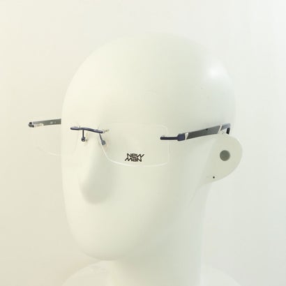 ニューマン NEWMAN メガネ 眼鏡 アイウェア レディース メンズ （ブルー/ブラック）｜詳細画像