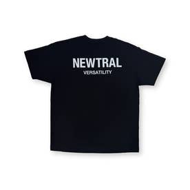 NEWTRAL 半袖 Tシャツ メンズ ロゴ バックプリント （BLK）