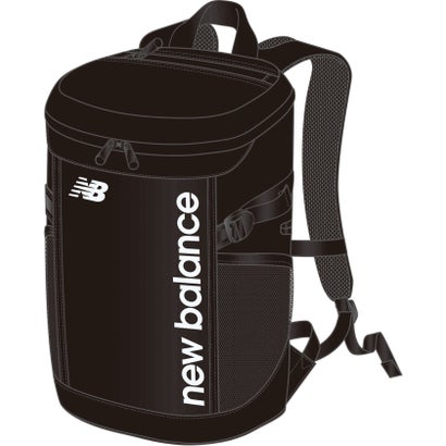 ニューバランス New Balance TOP LOADING BACKPACK 20L AC72335 （BKW ブラック/ホワイト）｜詳細画像