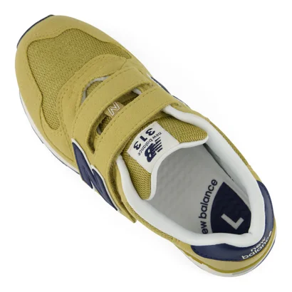 ニューバランス New Balance スニーカー キッズ 子供靴 P313 PO313 new balance 313 HOOK AND LOOP ベルクロ C-CAP （イエロー）｜詳細画像