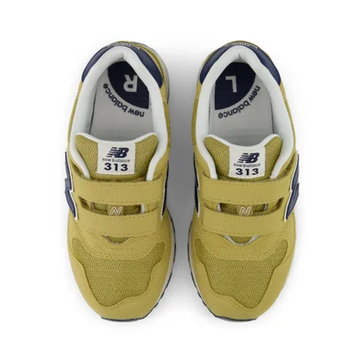 ニューバランス New Balance スニーカー キッズ 子供靴 P313 PO313 new balance 313 HOOK AND LOOP ベルクロ C-CAP （イエロー）｜詳細画像