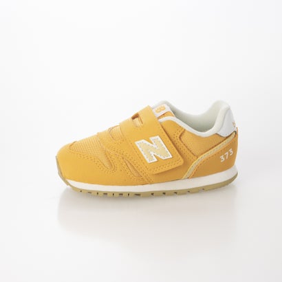 スニーカー キッズ 子供靴 I373 new balance 373 HOOK AND LOOP ベルクロ 足育 （イエロー）｜詳細画像
