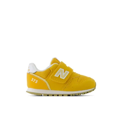 ニューバランス New Balance スニーカー キッズ 子供靴 I373 new balance 373 HOOK AND LOOP ベルクロ 足育 （イエロー）｜詳細画像