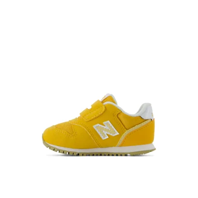 ニューバランス New Balance スニーカー キッズ 子供靴 I373 new balance 373 HOOK AND LOOP ベルクロ 足育 （イエロー）｜詳細画像