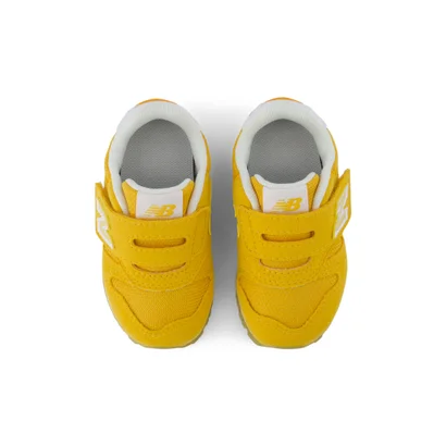 ニューバランス New Balance スニーカー キッズ 子供靴 I373 new balance 373 HOOK AND LOOP ベルクロ 足育 （イエロー）｜詳細画像