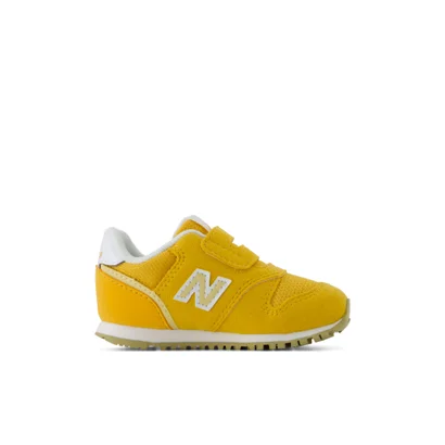 ニューバランス New Balance スニーカー キッズ 子供靴 I373 new balance 373 HOOK AND LOOP ベルクロ 足育 （イエロー）｜詳細画像