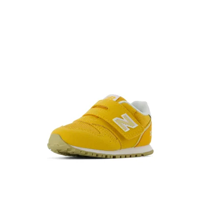 ニューバランス New Balance スニーカー キッズ 子供靴 I373 new balance 373 HOOK AND LOOP ベルクロ 足育 （イエロー）｜詳細画像