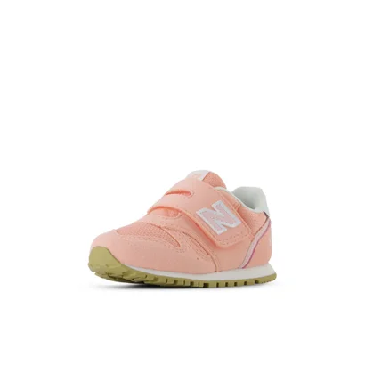 ニューバランス New Balance スニーカー キッズ 子供靴 I373 new balance 373 HOOK AND LOOP ベルクロ 足育 （ピンク）｜詳細画像