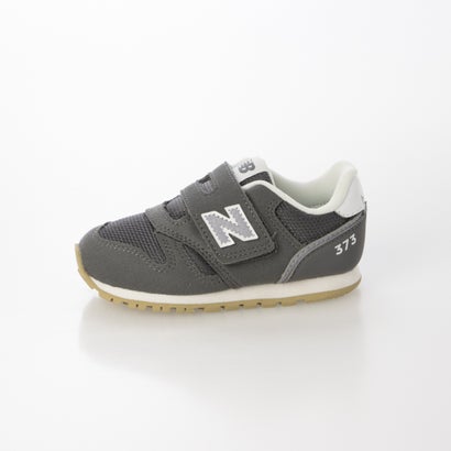 スニーカー キッズ 子供靴 I373 new balance 373 HOOK AND LOOP ベルクロ 足育 （グレー）｜詳細画像