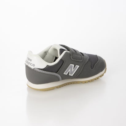 スニーカー キッズ 子供靴 I373 new balance 373 HOOK AND LOOP ベルクロ 足育 （グレー）｜詳細画像