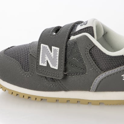 スニーカー キッズ 子供靴 I373 new balance 373 HOOK AND LOOP ベルクロ 足育 （グレー）｜詳細画像