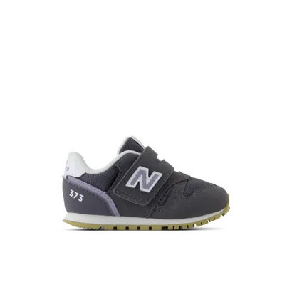 ニューバランス New Balance スニーカー キッズ 子供靴 I373 new balance 373 HOOK AND LOOP ベルクロ 足育 （グレー）｜詳細画像