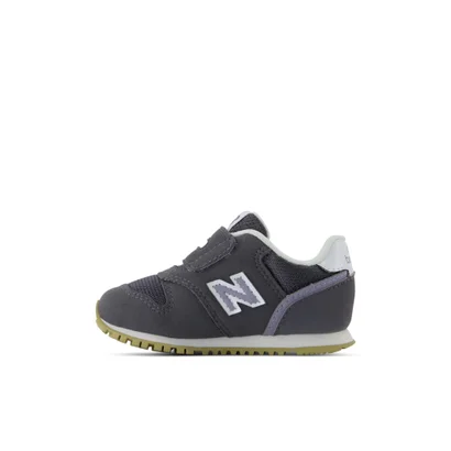 ニューバランス New Balance スニーカー キッズ 子供靴 I373 new balance 373 HOOK AND LOOP ベルクロ 足育 （グレー）｜詳細画像