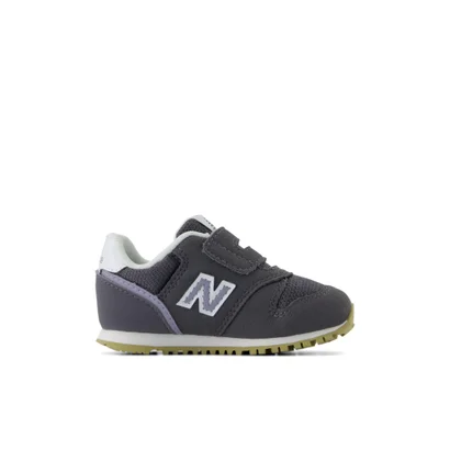 ニューバランス New Balance スニーカー キッズ 子供靴 I373 new balance 373 HOOK AND LOOP ベルクロ 足育 （グレー）｜詳細画像