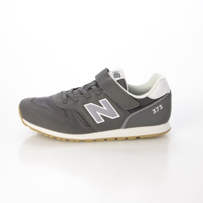 スニーカー キッズ 子供靴 Y373 new balance 373 BUNGEE WITH TOP STRAP スポーティ ベルクロ ゴム紐 WIDTH:M （グレー）｜詳細画像