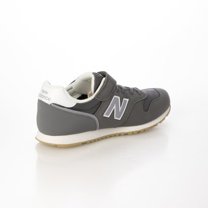 スニーカー キッズ 子供靴 Y373 new balance 373 BUNGEE WITH TOP STRAP スポーティ ベルクロ ゴム紐 WIDTH:M （グレー）｜詳細画像