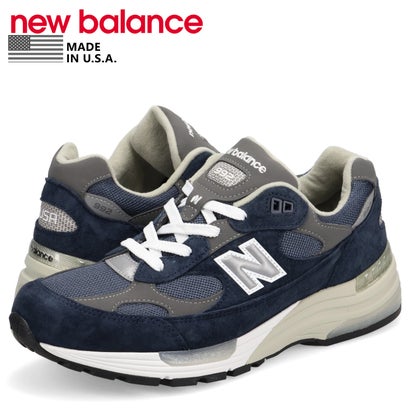 992 スニーカー メンズ Dワイズ MADE IN USA ネイビー U992NY （MMM）｜詳細画像