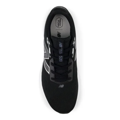 スニーカー メンズ フレッシュフォーム 520 V9 M520 new balance ウォーキング Fresh Foam 520 v9 スポーツ ジム （ブラック）｜詳細画像
