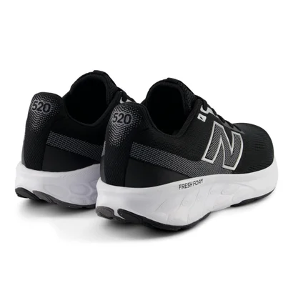 スニーカー メンズ フレッシュフォーム 520 V9 M520 new balance ウォーキング Fresh Foam 520 v9 スポーツ ジム （ブラック）｜詳細画像