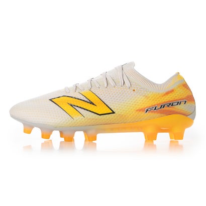 ニューバランス Furon Elite HG/AG V9 ウィズ：2E(ホワイト×オレンジ)｜詳細画像