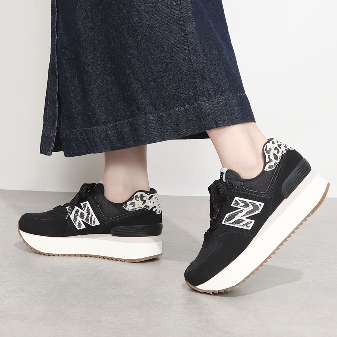 ニューバランス new balance 新作 レディース 厚底 スニーカー 574+ WL574Z （SA）