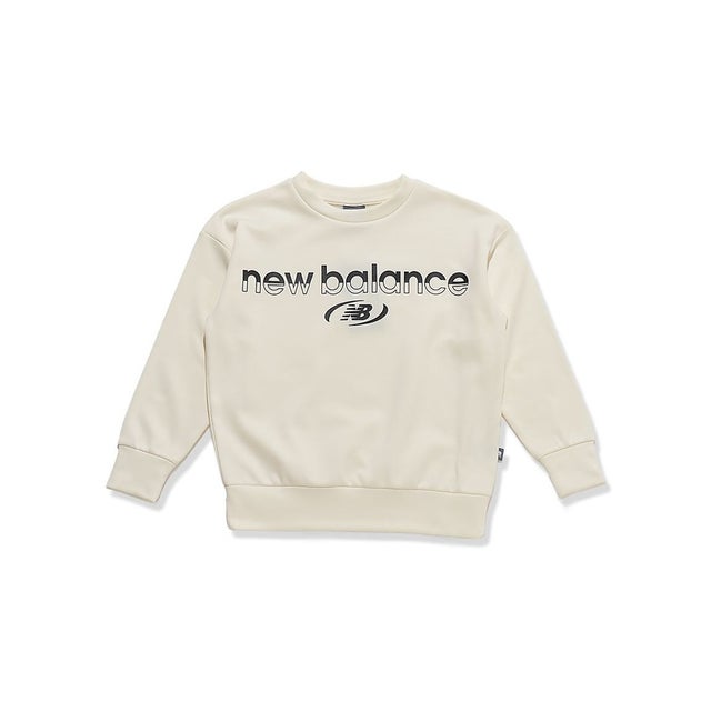 /キッズ/ダブルフェイスストレッチクルー(裏起毛) （WHITE）