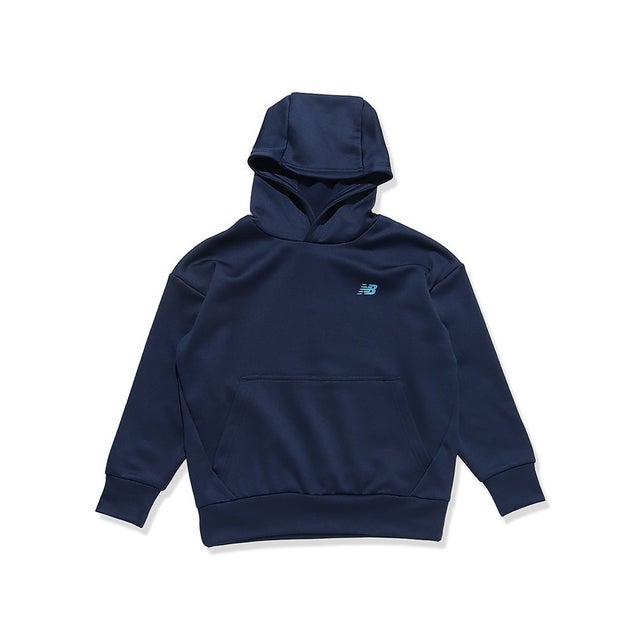 /キッズ/ダブルフェイスストレッチフーディー(裏起毛) （NAVY）