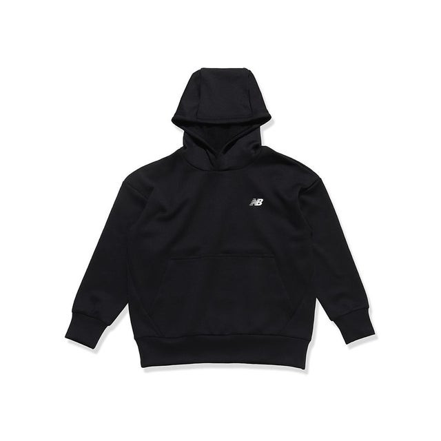 /キッズ/ダブルフェイスストレッチフーディー(裏起毛) （BLACK）
