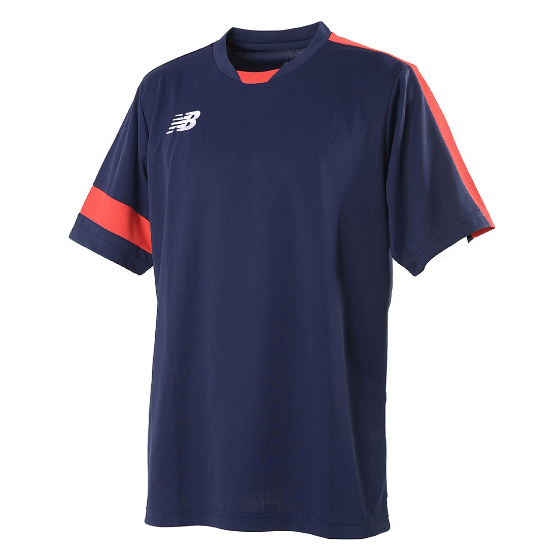 New Balance ニューバランス ゲームシャツ 半袖 ジュニア（ネイビー
