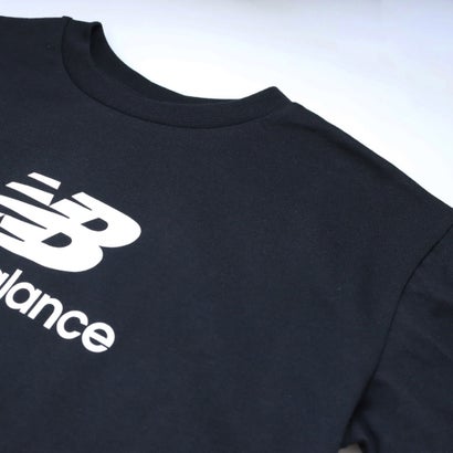 ニューバランス New Balance キッズ 子供 Tシャツ 吸水速乾 Stacked logo ショートスリーブTシャツ ABT45065 （ブラック）｜詳細画像