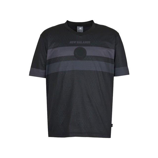 /メンズ/コットンライク ショートスリーブシャツ （BLACK）