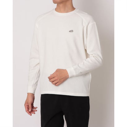 メンズ 長袖Tシャツ ワッフルロングスリーブTシャツ_シューパッチ MT62878J （シーソルト）｜詳細画像