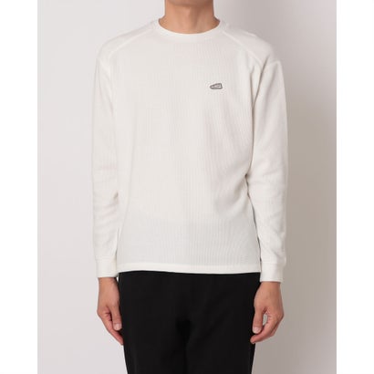 メンズ 長袖Tシャツ ワッフルロングスリーブTシャツ_シューパッチ MT62878J （シーソルト）｜詳細画像