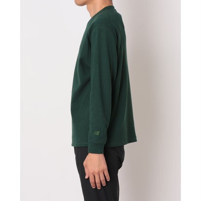 メンズ 長袖Tシャツ ワッフルロングスリーブTシャツ_シューパッチ MT62878J （ノルディックグリーン）｜詳細画像