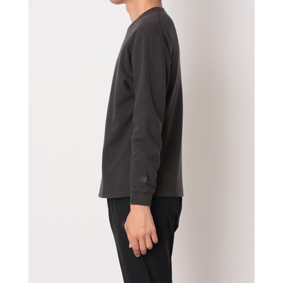 メンズ 長袖Tシャツ ワッフルロングスリーブTシャツ_シューパッチ MT62878J （ブラックセメント）｜詳細画像