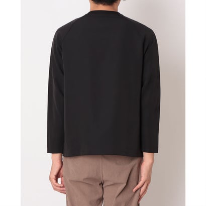 メンズ 長袖機能Tシャツ ウーブンロングスリーブTシャツ_ MT62N91G （BLACK）｜詳細画像