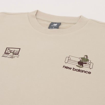 ニューバランス New Balance メンズ スウェットトレーナー Gameday Dog Crew_ MT62744G （ティンバーウルフ）｜詳細画像