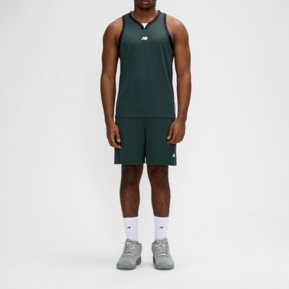 バスケットボールVネックメッシュジャージ（Basketball V-Neck Mesh Jersey） （GREEN）｜詳細画像