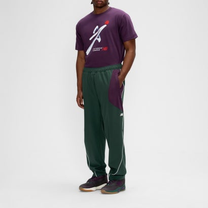 バスケットボールカラーブロックウーブンパンツ（Basketball Color Block Woven Pants） （GREEN）｜詳細画像