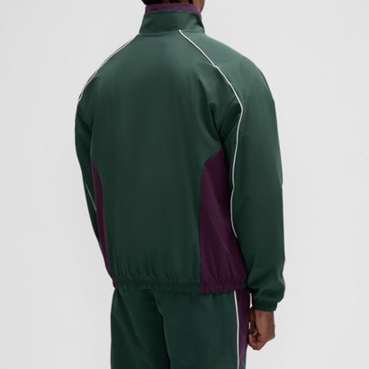 バスケットボールカラーブロックウーブンジャケット（Basketball Color Block Woven Jacket） （GREEN）｜詳細画像