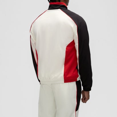 バスケットボールカラーブロックウーブンジャケット（Basketball Color Block Woven Jacket） （WHITE）｜詳細画像