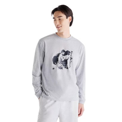 大谷翔平オールウェイズオングラフィックロングスリーブTシャツ（Shohei Ohtani Always On Graphic Long Sleeve T-Shirt） （Athletic Grey Heather）｜詳細画像