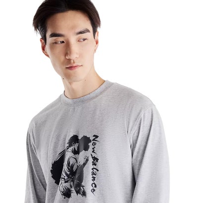 大谷翔平オールウェイズオングラフィックロングスリーブTシャツ（Shohei Ohtani Always On Graphic Long Sleeve T-Shirt） （Athletic Grey Heather）｜詳細画像