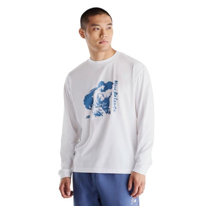 大谷翔平オールウェイズオングラフィックロングスリーブTシャツ（Shohei Ohtani Always On Graphic Long Sleeve T-Shirt） （WHITE）｜詳細画像