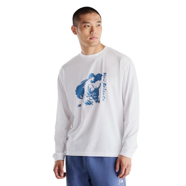 大谷翔平オールウェイズオングラフィックロングスリーブTシャツ（Shohei Ohtani Always On Graphic Long Sleeve T-Shirt） （WHITE）