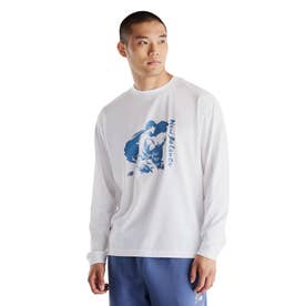 大谷翔平オールウェイズオングラフィックロングスリーブTシャツ（Shohei Ohtani Always On Graphic Long Sleeve T-Shirt） （WHITE）